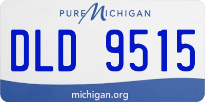 MI license plate DLD9515