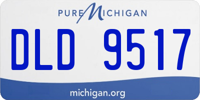 MI license plate DLD9517