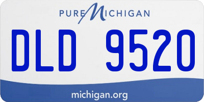 MI license plate DLD9520