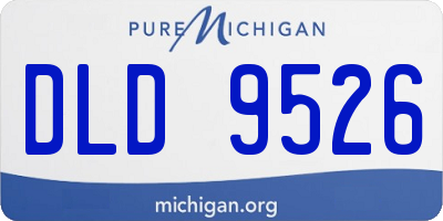 MI license plate DLD9526