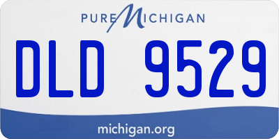 MI license plate DLD9529