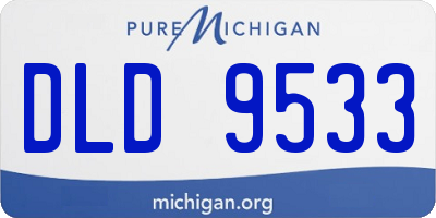 MI license plate DLD9533