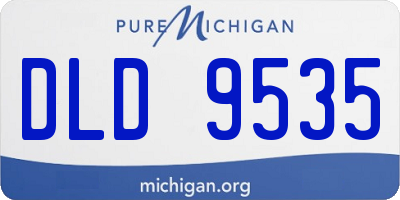 MI license plate DLD9535