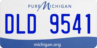 MI license plate DLD9541