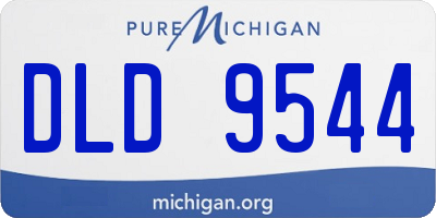MI license plate DLD9544