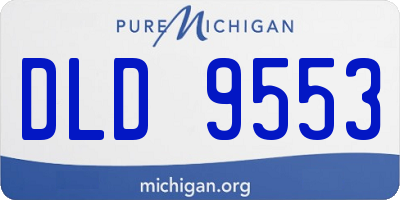 MI license plate DLD9553