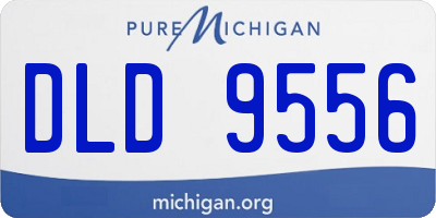 MI license plate DLD9556