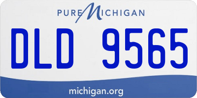 MI license plate DLD9565