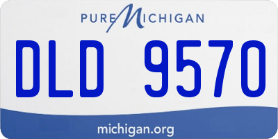 MI license plate DLD9570