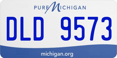 MI license plate DLD9573