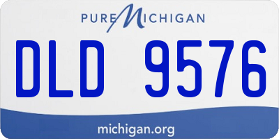 MI license plate DLD9576