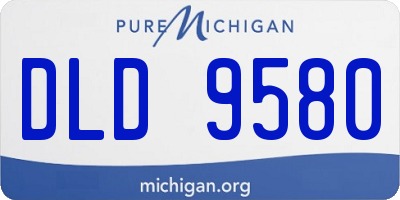 MI license plate DLD9580