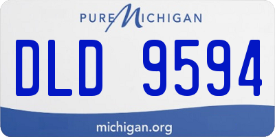 MI license plate DLD9594
