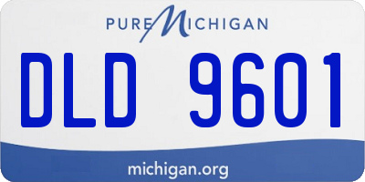 MI license plate DLD9601