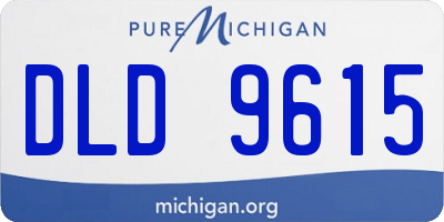 MI license plate DLD9615