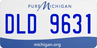 MI license plate DLD9631