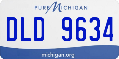 MI license plate DLD9634