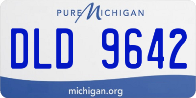 MI license plate DLD9642
