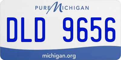 MI license plate DLD9656