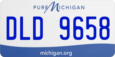 MI license plate DLD9658
