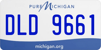MI license plate DLD9661