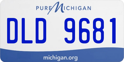 MI license plate DLD9681