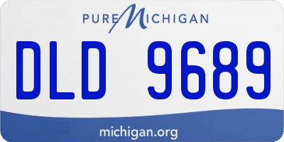 MI license plate DLD9689
