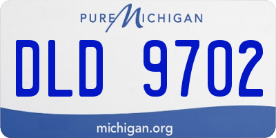 MI license plate DLD9702