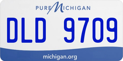 MI license plate DLD9709