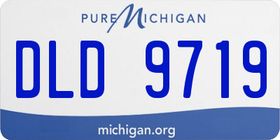 MI license plate DLD9719