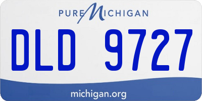 MI license plate DLD9727