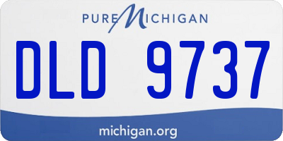 MI license plate DLD9737