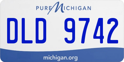 MI license plate DLD9742