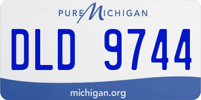 MI license plate DLD9744