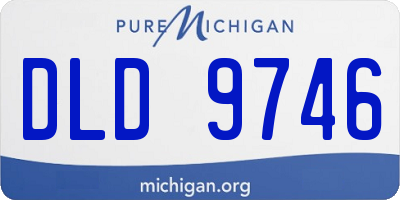MI license plate DLD9746