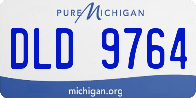 MI license plate DLD9764