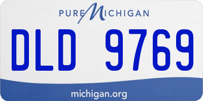 MI license plate DLD9769