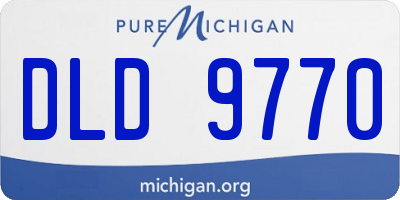 MI license plate DLD9770