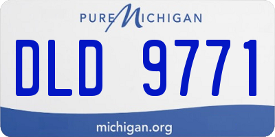 MI license plate DLD9771