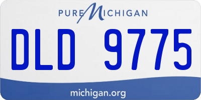 MI license plate DLD9775
