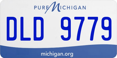 MI license plate DLD9779