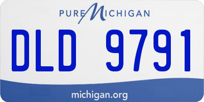 MI license plate DLD9791