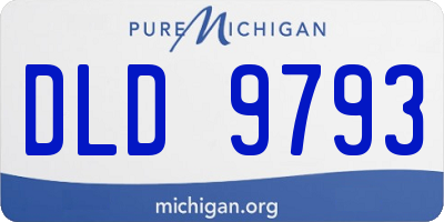 MI license plate DLD9793