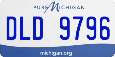 MI license plate DLD9796