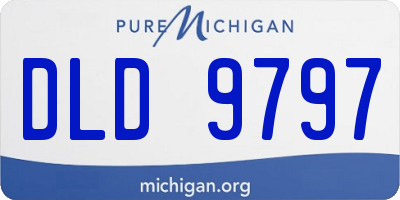 MI license plate DLD9797