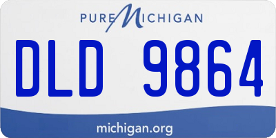 MI license plate DLD9864