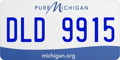 MI license plate DLD9915