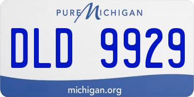 MI license plate DLD9929