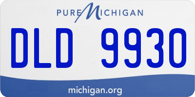 MI license plate DLD9930