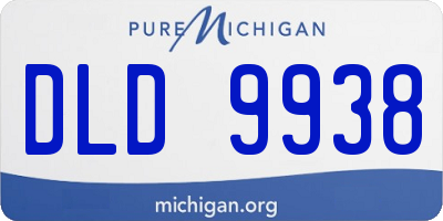 MI license plate DLD9938